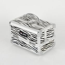 Кейс для макияжа с зеркалом и лотками, жесткий (арт. 25-19082461)