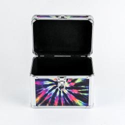 Кейс для макияжа алюминиевый портативный легкий (арт. 25-19082502)