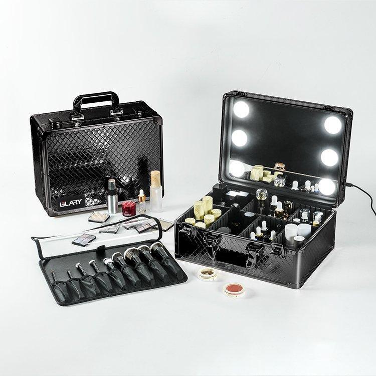 Косметический кейс с подсветкой и зеркалом, профессиональный (арт. 25-19082538)