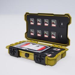 Кейс для жесткого диска пластиковый ударопрочный компактный (арт. 25-19082621)