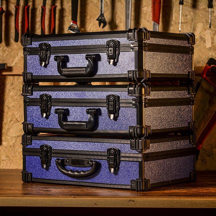 Кейс для инструментов алюминиевый с разделителями прочный (арт. 25-19082657)