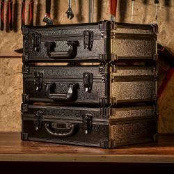 Кейс для инструментов алюминиевый с разделителями прочный (арт. 25-19082657)