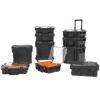 Набор инструментальных кейсов черный пластиковый вместительный (арт. 25-19082784)