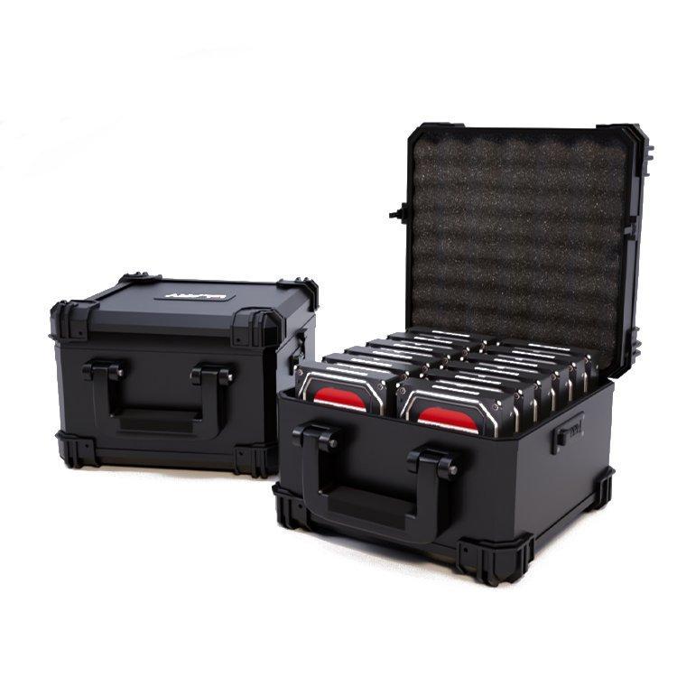 Кейс для жесткого диска алюминиевый ударопрочный штабелируемый (арт. 25-19082869)