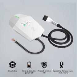 Зарядное устройство EV с RFID и WiFi, регулируемый ток, Type 1 J1772 (арт. 25-19083003)