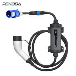 Зарядное устройство 32A 3 фазы 22кВт Type 2 EVSE с LCD (арт. 25-19083070)