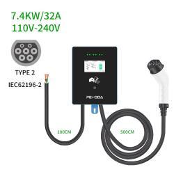 Зарядная станция для электромобилей 7KW RFID Start-Stop (арт. 25-19083115)