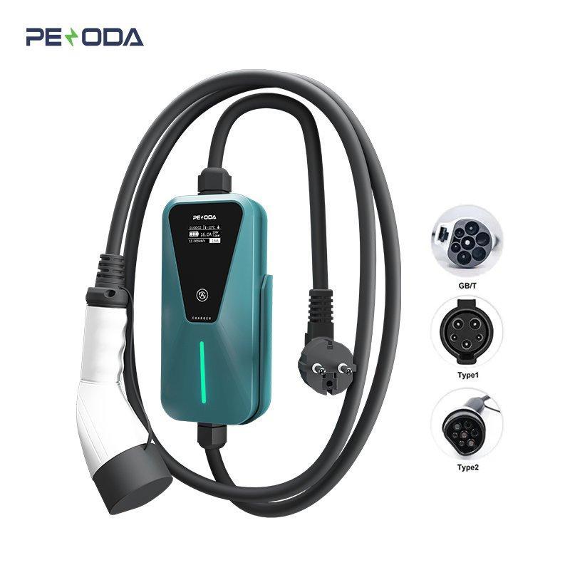 Зарядное устройство для электромобилей 32A 16A 5м кабель (арт. 25-19083165)