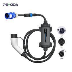 Зарядная станция для электромобилей 7кВт Type 2 32A портативная (арт. 25-19083302)