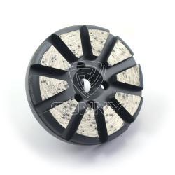 Шлифовальная пластина магнитная с 3 алмазами для бетона (арт. 25-19083365)