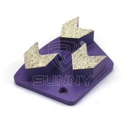 Алмазные трапециевидные шлифовальные туфли для бетона (арт. 25-19083405)