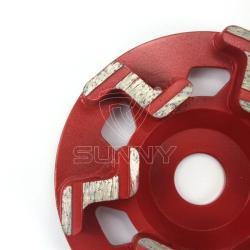 Алмазный шлифовальный круг для бетона 7 сегментов (арт. 25-19083480)