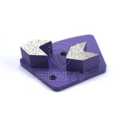 Диск шлифовальный трапециевидный с алмазными сегментами для бетона (арт. 25-19083483)