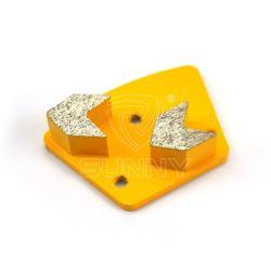 Диск шлифовальный трапециевидный с алмазными сегментами для бетона (арт. 25-19083483)