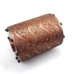 Ролик для угловых шлифмашин с вакуумным пайкой и насечкой (арт. 25-19083514)