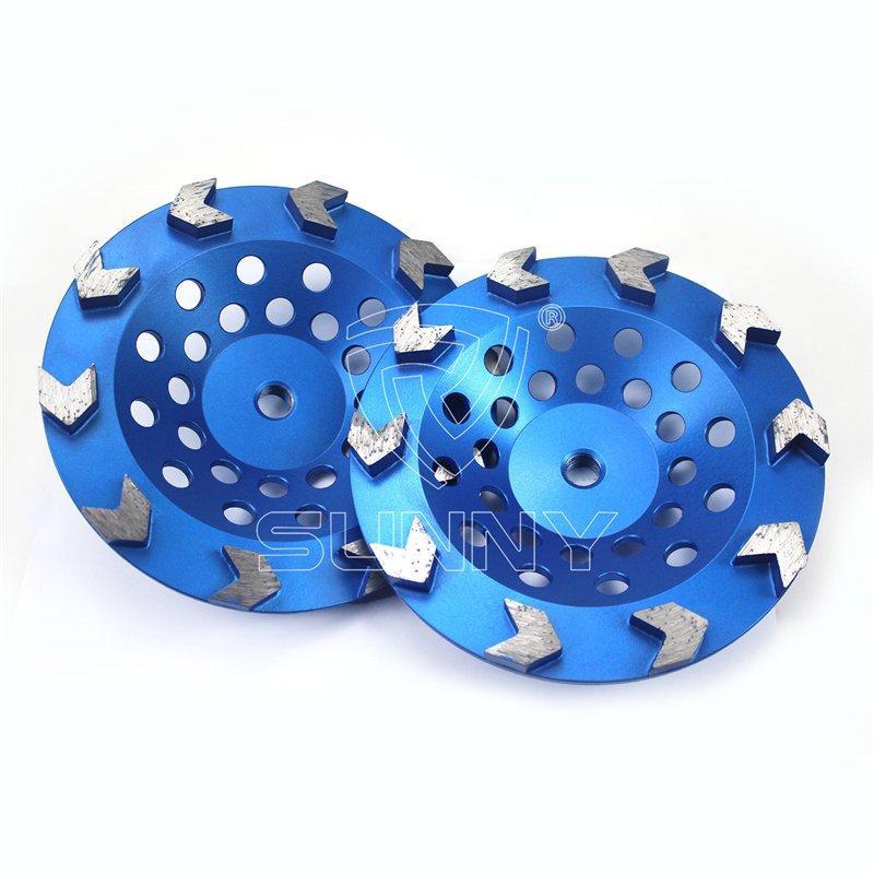 Алмазный шлифовальный круг 10 сегментов для бетона (арт. 25-19083584)