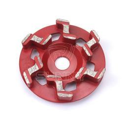 Круг алмазный шлифовальный 125 мм 7 сегментов для бетона (арт. 25-19083595)