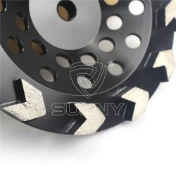 Алмазный шлифовальный диск 7" 10 сегментов 30# 120# (арт. 25-19083606)