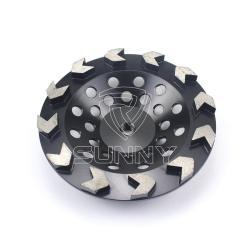 Алмазный шлифовальный диск 7" 10 сегментов 30# 120# (арт. 25-19083606)