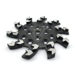 Алмазный шлифовальный диск 250мм 20 сегментов для бетона (арт. 25-19083623)