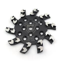 Алмазный шлифовальный диск 250мм 20 сегментов для бетона (арт. 25-19083623)