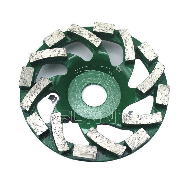 Круг шлифовальный алмазный 16 сегментов для бетона (арт. 25-19083638)