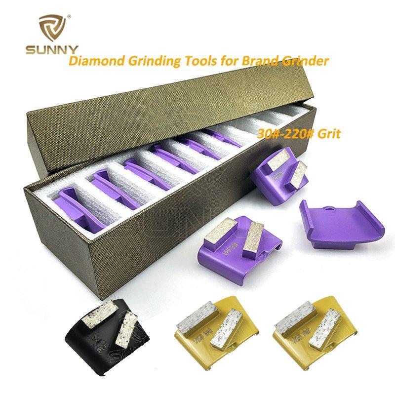 Блок для шлифовки бетона с алмазным покрытием 30-220# (арт. 25-19083659)