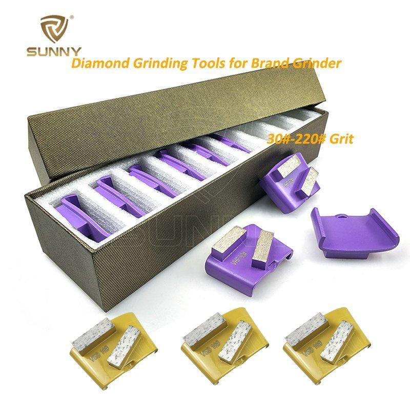 Алмазные шлифовальные туфли с прямоугольными сегментами (арт. 25-19083661)