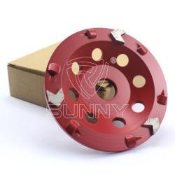 Круг алмазный шлифовальный 5" 6 PCD 3 сегмента (арт. 25-19083715)