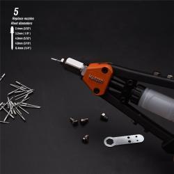 Ручной заклепочник алюминиевый двойной для авто и промышленности (арт. 25-19084351)