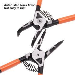 Набор пассатижей для стопорных колец из высокоуглеродистой стали 4 шт (арт. 25-19084352)