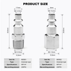 Быстросъемное соединение для шлангов из углеродистой стали (арт. 25-19084373)