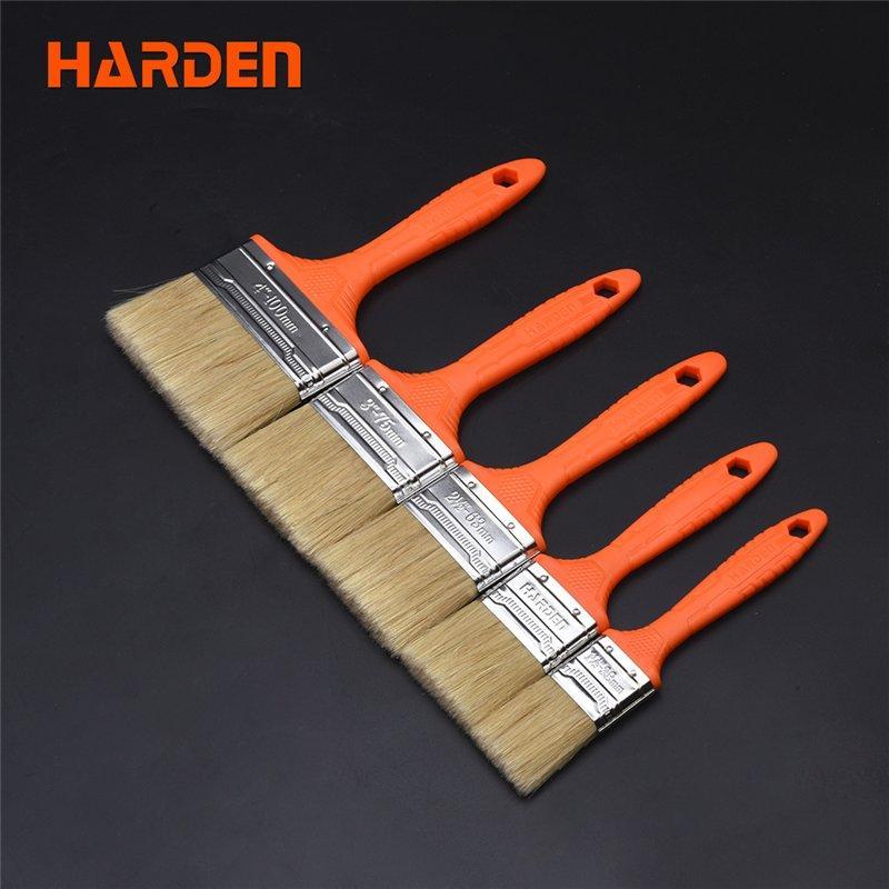 Кисть малярная с пластиковой ручкой, размеры 1-4 дюйма (арт. 25-19084440)