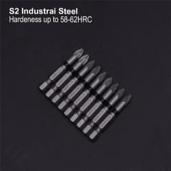 Набор бит для отвертки PZ 25мм и 50мм S2 Pozi цветные (арт. 25-19084512)