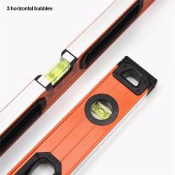 Уровень строительный алюминиевый с тремя глазками 600-1000мм (арт. 25-19084537)