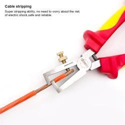 Набор инструментов 11 предметов изолированные плоскогубцы нож тестер (арт. 25-19084540)