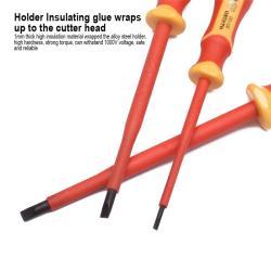 Набор отверток HARDEN VDE с изолированными шлицевыми битами (арт. 25-19084577)