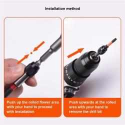 Держатель для бит с набором отверток магнитный 1/4" (арт. 25-19084594)