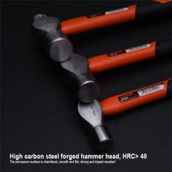 Молоток шариковый из углеродистой стали с ручкой 450г-910г (арт. 25-19084622)