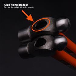 Молоток шариковый из углеродистой стали с ручкой 450г-910г (арт. 25-19084622)