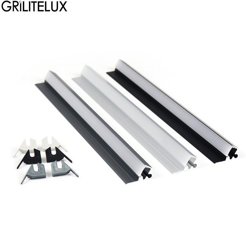 Светильник для шкафа LED 45° алюминиевый профиль (арт. 25-19084839)