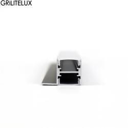 Профиль алюминиевый анодированный 6063 для LED подсветки (арт. 25-19084872)