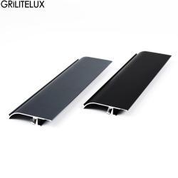 Профиль алюминиевый LED встраиваемый с крышкой и заглушками (арт. 25-19084898)