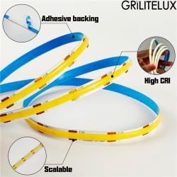 Светодиодная лента COB 480/320LEDs/m 12V/24V 8мм 11W/m (арт. 25-19084953)