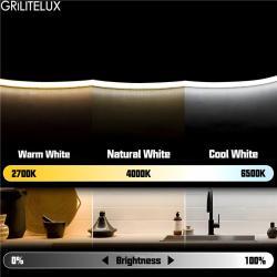 Светодиодная лента COB гибкая 3-5мм 24V 12V CRI>90 2700K-6000K (арт. 25-19084963)