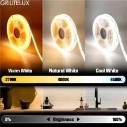 Светодиодная лента COB 24V/48V гибкая без падения напряжения (арт. 25-19084986)