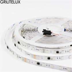Светодиодная лента RGBic 5050 24V WS2812 60LEDs/m программируемая (арт. 25-19085021)