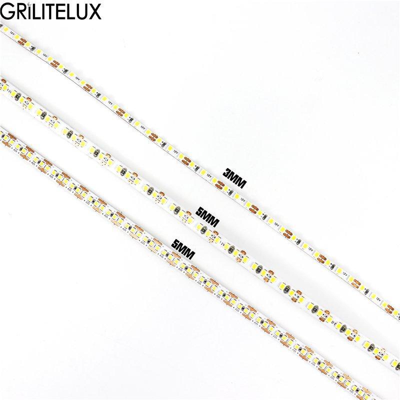 Светодиодная лента ультратонкая 3-6.8мм CRI>90 3000K-6500K (арт. 25-19085043)