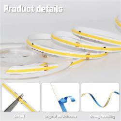 Светодиодная лента COB 110V/220V 288/296 LED/м теплый/нейтральный/белый (арт. 25-19085045)