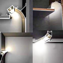 Профиль алюминиевый влагозащищенный 15мм гибкий 2м (арт. 25-19085048)